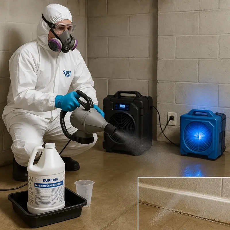 Sanitization and Odor Removal process in Malibu, CA